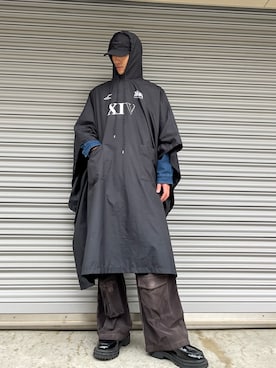「DAIRIKU（ダイリク）のアイテム（パンツ）」を使った、KULO さん（メンズ・180cm）の春コーディネート