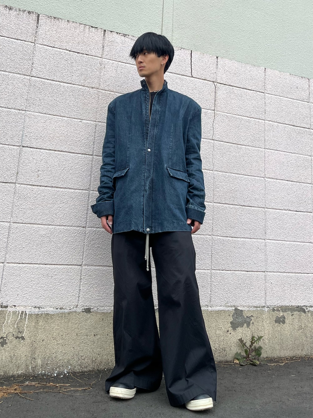 EJ SHEYANG デニム EJ SHEYANG イージェイシェヤン ラップスカート 
