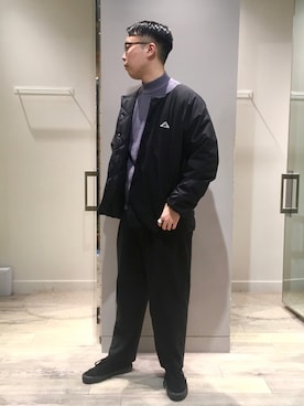 「GERRY（ジェリー）のアイテム（ジャケット/アウター）」を使った、TAさん（メンズ・181cm）の冬コーディネート