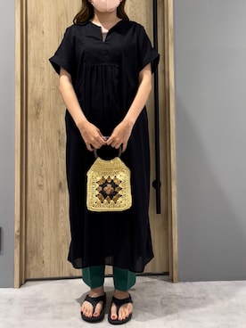 「casselini」｜「アイテム（ワンピース/ドレス）」を使った、mさん（レディース・158cm）の夏コーディネート