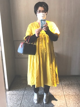 「CLAIRE（クレア）のアイテム」を使った、藤原 小百合さん（レディース・166cm）の夏コーディネート