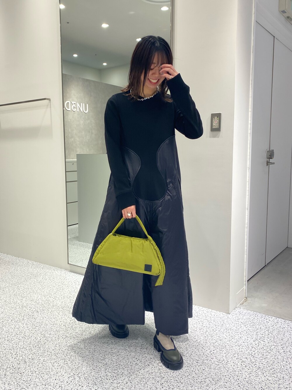 WAVE LINE PADDED OP / ウェーブラインパデッドワンピースを使った人気