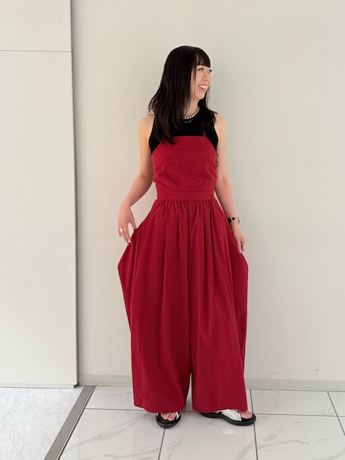 UN3D.のオールインワン・サロペットを使ったコーディネート(ZOZOTOWN