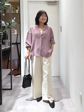 「アイテム（パンプス）」を使った、chihiroさん（レディース・153cm）の夏コーディネート