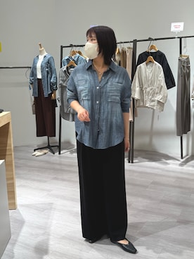 「アイテム（パンプス）」を使った、chihiroさん（レディース・153cm）の夏コーディネート