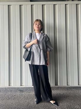 「Jena espace merveilleux（ジェナ　エスパスメルヴェイユ）のアイテム（ジャケット/アウター）」を使った、chihiroさん（レディース・153cm）の春コーディネート