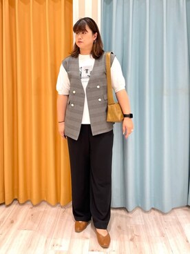 「DRESKIP（ドレスキップ）のアイテム」を使った、ツムツムさん（レディース・170cm）の夏コーディネート