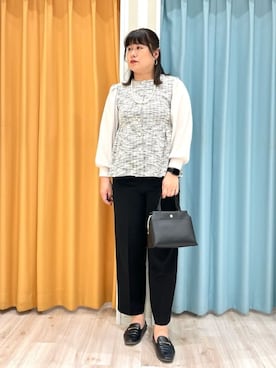 「DRESKIP（ドレスキップ）のアイテム」を使った、ツムツムさん（レディース・170cm）の冬コーディネート