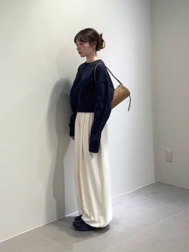 「KBF（ケイビーエフ）のアイテム」を使った、miyuさん（レディース・153cm）の冬コーディネート