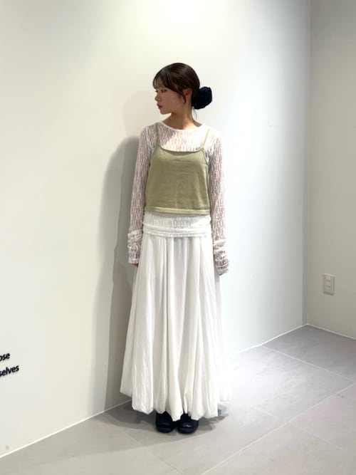 KBF♡ WEB限定　ドッキングドロップシャツ♡ KBF（ケイビーエフ）の「WEB限定 ドッキングドロップシャツ∴（シャツ