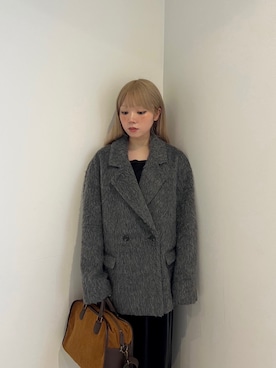 「アイテム（その他アウター）」を使った、miyuさん（レディース・153cm）の秋コーディネート