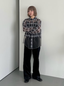 「KBF（ケイビーエフ）のアイテム」を使った、miyuさん（レディース・154cm）の夏コーディネート
