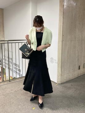 「アップヘア」｜けるさん（レディース・159cm）の夏コーディネート