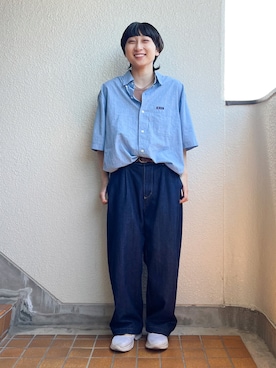 「CHAPS（チャップス）のアイテム」を使った、ありさん（レディース・150cm）の春コーディネート