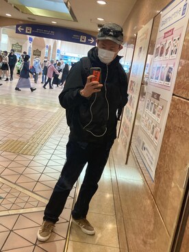 「VANS（バンズ）のアイテム（ジャケット/アウター）」を使った、平 真ノ丞さん（メンズ・173cm）の春コーディネート