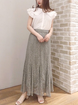 「フリル襟」｜makophithさん（レディース・153cm）の秋コーディネート