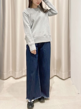 「AMERICAN HOLIC（アメリカンホリック）のアイテム（スウェット）」を使った、makophithさん（レディース・153cm）の夏コーディネート