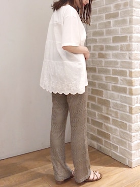 「コットンレース」｜makophithさん（レディース・153cm）の秋コーディネート