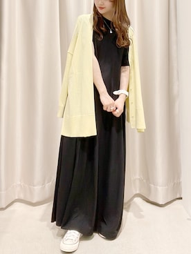 「AMERICAN HOLIC（アメリカンホリック）のアイテム（カーディガン/ボレロ）」を使った、makophithさん（レディース・153cm）の夏コーディネート