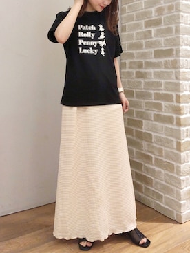 「101匹わんちゃん」｜「アイテム（サンダル）」を使った、makophithさん（レディース・153cm）の秋コーディネート
