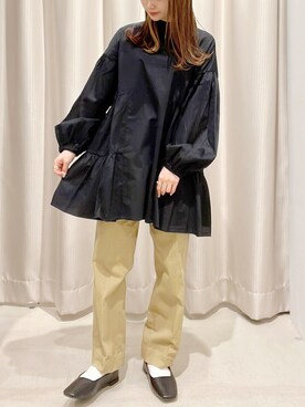 「ティアードブラウス」｜makophithさん（レディース・153cm）の春コーディネート