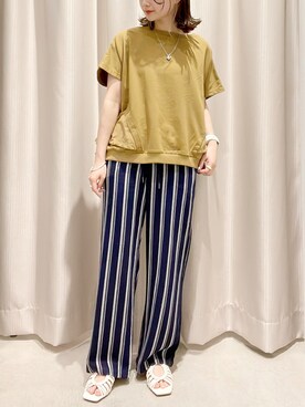 「AMERICAN HOLIC」｜「アイテム（その他トップス）」を使った、makophithさん（レディース・153cm）の夏コーディネート