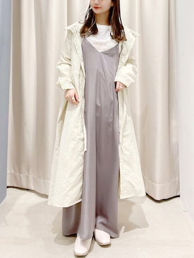 「AMERICAN HOLIC」｜「アイテム（ブルゾン）」を使った、makophithさん（レディース・153cm）の春コーディネート