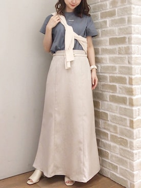 「ジャガード」｜makophithさん（レディース・153cm）の夏コーディネート