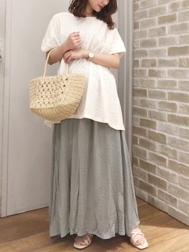 「コットンレース」｜makophithさん（レディース・153cm）の秋コーディネート