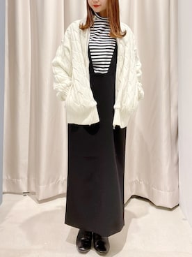 「AMERICAN HOLIC」｜「アイテム（ジャンパースカート）」を使った、makophithさん（レディース・153cm）の夏コーディネート