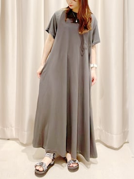 「AMERICAN HOLIC」｜「アイテム（ワンピース）」を使った、makophithさん（レディース・153cm）の冬コーディネート