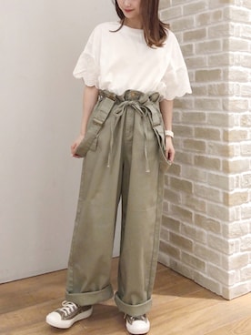 「コットンレース」｜makophithさん（レディース・153cm）の秋コーディネート