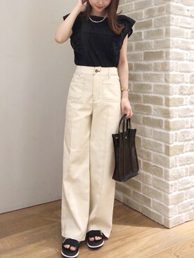 「コットンレース」｜makophithさん（レディース・153cm）の秋コーディネート