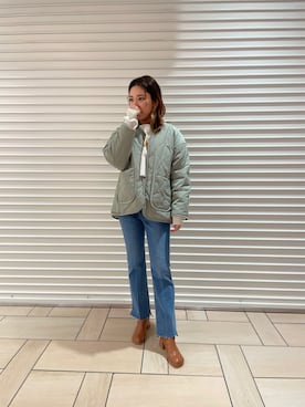 「FREE'S MART（フリーズマート）のアイテム（ブルゾン）」を使った、kaoriさん（レディース・160cm）の秋コーディネート