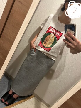 「abcd（ナシ）のアイテム（シューズ）」を使った、Maさん（レディース・160cm）の夏コーディネート