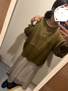 「Libby&Rose（リビーアンドローズ）のアイテム」を使った、Maさん（レディース・160cm）の秋コーディネート