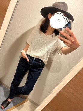 「abcd（ナシ）のアイテム（シューズ）」を使った、Maさん（レディース・160cm）の夏コーディネート