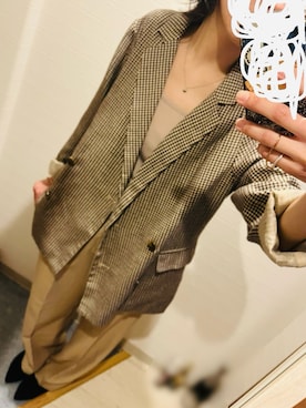 「RETRO GIRL（レトロガール）のアイテム（その他アウター）」を使った、Maさん（レディース・160cm）の春コーディネート