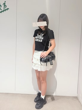 「アイテム（スカート）」を使った、ha_koさん（キッズ・159cm）の夏コーディネート