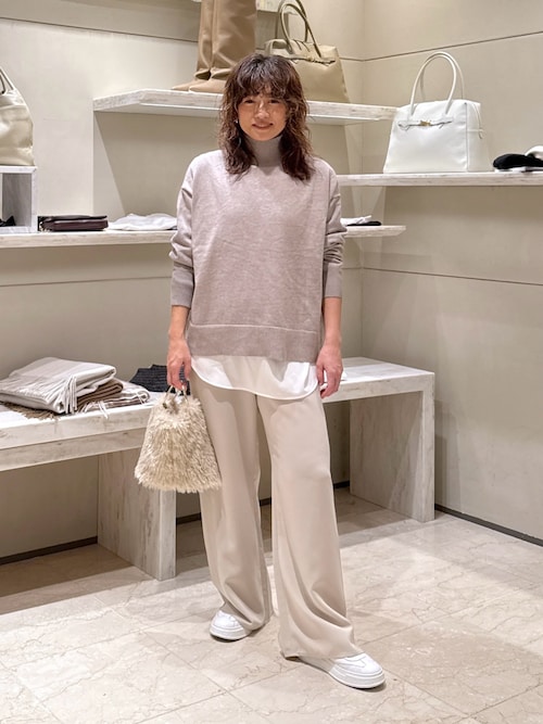 ガリャルダガランテ【2.718】エコファーリングバッグ　アイボリー WEB限定カラー】【昨年大人気につきリバイバル！】【2.718】エコファー