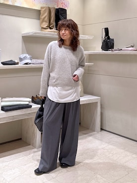 「GALLARDAGALANTE（ガリャルダガランテ）のアイテム（その他パンツ）」を使った、CHIEさん（レディース・162cm）の秋コーディネート