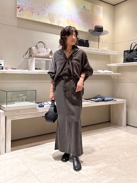 「2.718（ニーテンナナイチハチ）のアイテム」を使った、CHIEさん（レディース・162cm）の秋コーディネート