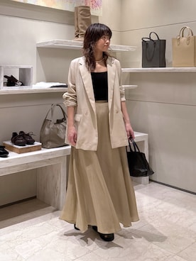 CHIEさん（レディース・162cm）の春コーディネート