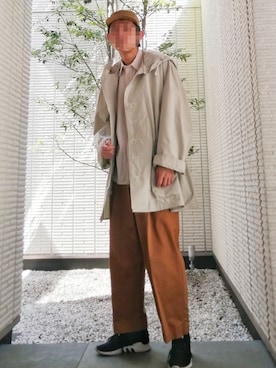 「PIERRE BALMAIN（ピエールバルマン）のアイテム」を使った、フリマの使い手さん（メンズ・182cm）の春コーディネート