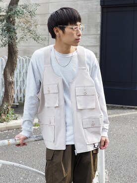 「BeAMS DOT（ビームスドット）のアイテム」を使った、たなかさん（メンズ・172cm）の春コーディネート