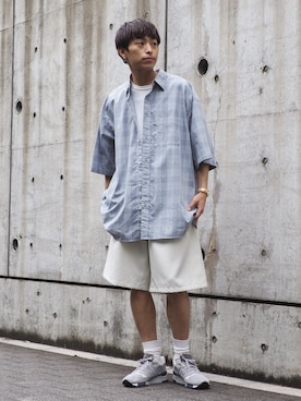 「BeAMS DOT（ビームスドット）のアイテム」を使った、たなかさん（メンズ・172cm）の夏コーディネート
