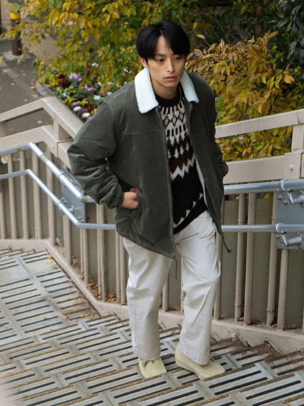 BEAMS（ビームス）の「BEAMS / シャギー ノルディック ニット