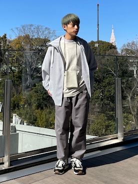 「Coming soon…」｜「アイテム（ブルゾン）」を使った、たなかさん（メンズ・172cm）の春コーディネート