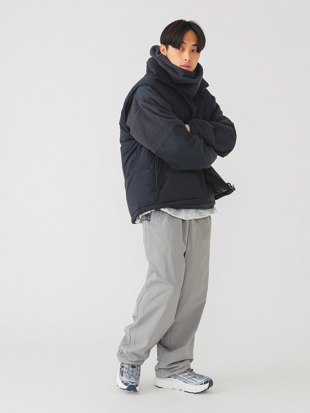 BEAMS / テック ナイロン ダウンベストを使った人気ファッション