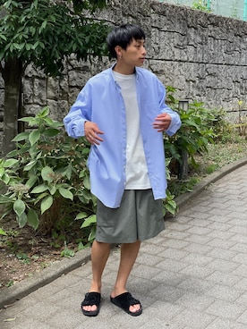 「BeAMS DOT（ビームスドット）のアイテム」を使った、たなかさん（メンズ・172cm）の夏コーディネート